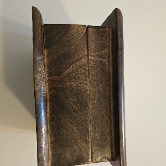 Carved Wood Elephant Box 7 x 7 - New - Picture 10 of 14